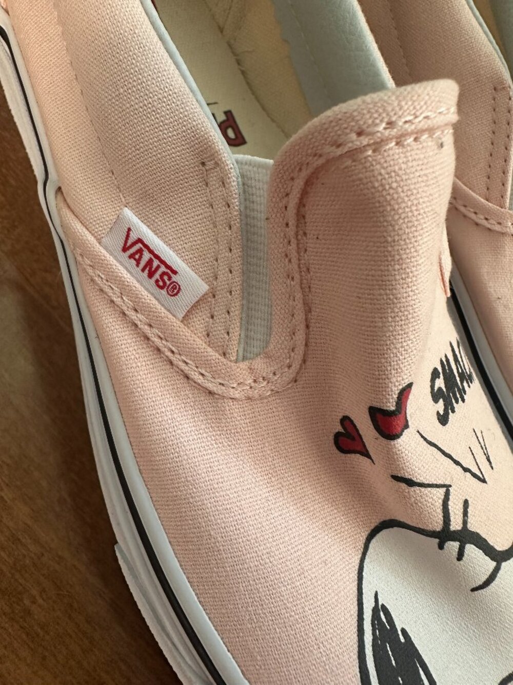 Vans Slip-On Peanuts Smack in Light Pink - Picture 5 of 16